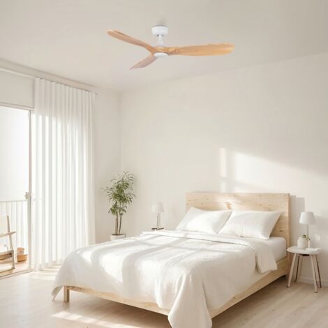 ROWIND Deckenventilator Weiß/Kiefer Ø120 cm