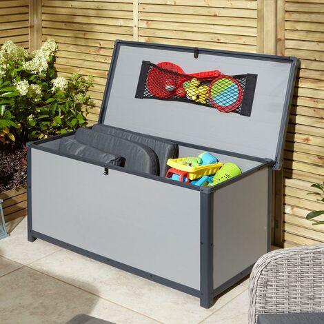 Rowlinson Airevale 4X2 Cushion Box - Light Grey