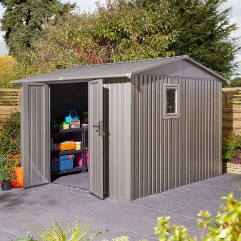 Rowlinson Brentvale 10X10 Premium Apex Metal Shed