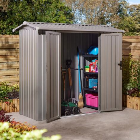 Rowlinson Brentvale 8X4 Premium Apex Metal Shed