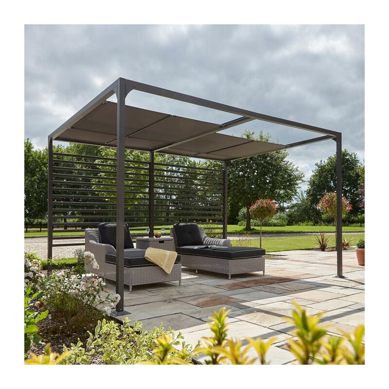 Image of Florence 4x3 Canopy - Black - Rowlinson