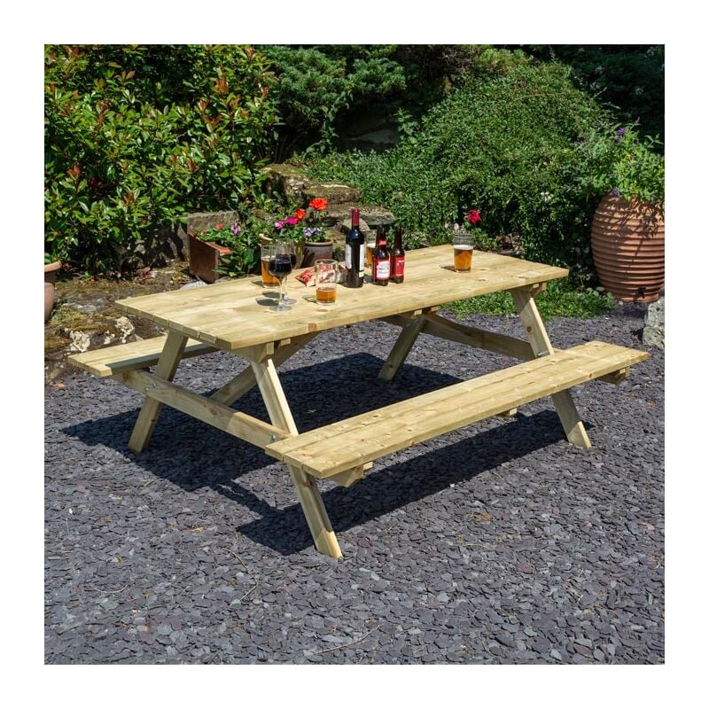 6ft Picnic Bench - Rowlinson