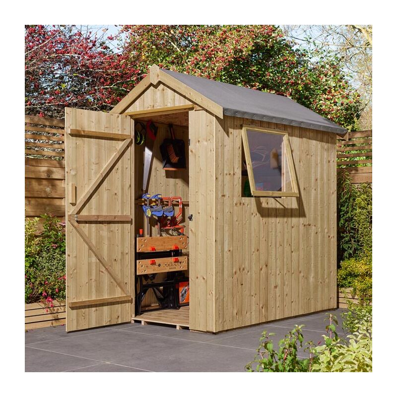 Rowlinson - Premium Heritage 6x4 Shed with Window