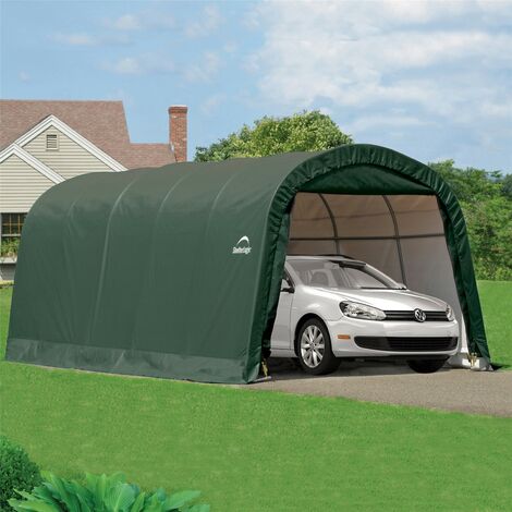 Rowlinson Shelterlogic 12x20 Round Top Auto Car Van Garage Shelter Waterproof