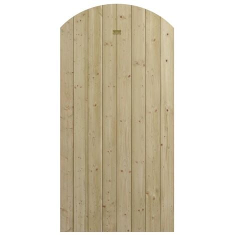 Rowlinson Tongue & Groove Arch Top Wooden Gate