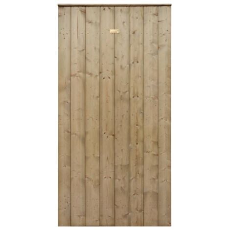Rowlinson Tongue & Groove Square Top Wooden Gate