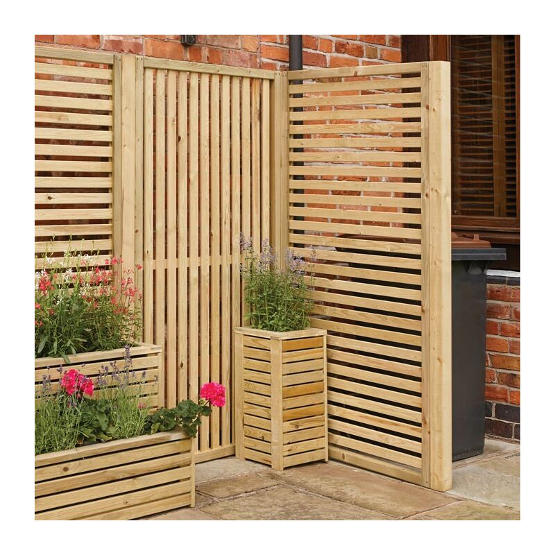 Rowlinson - Garden Creations Vertical Slat Screens 2 Pack