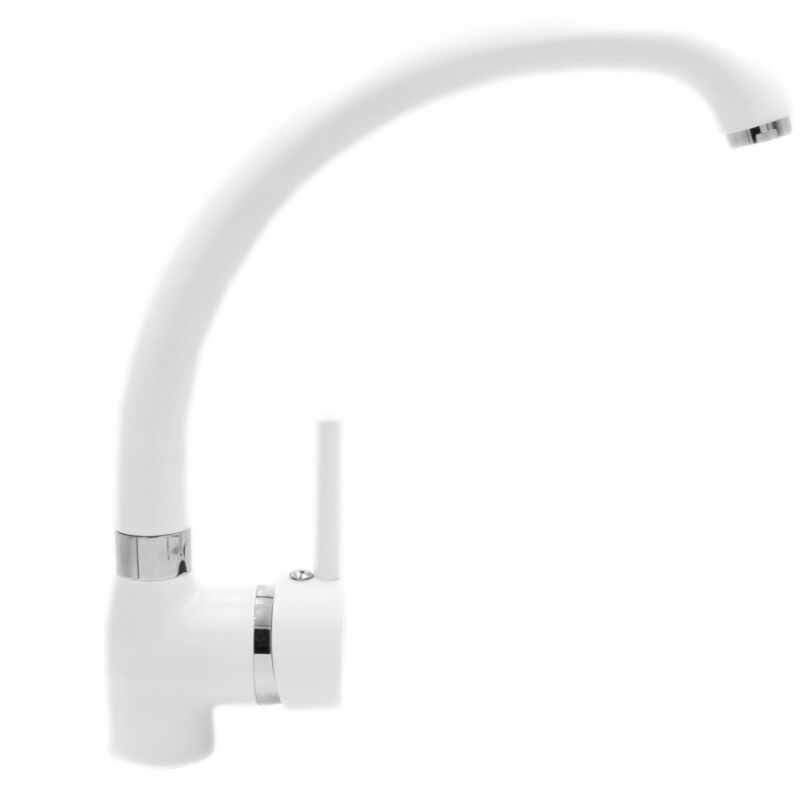 Roy white kitchen sink mixer tap