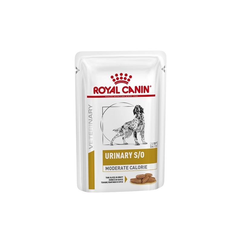 

Canine Urinary S/O Moderate Calorie - 12x100 gr - Royal Canin