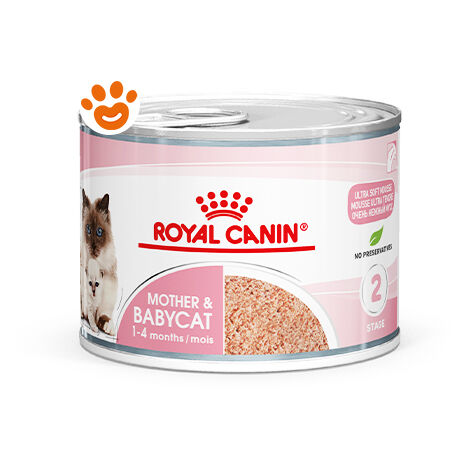 Royal Canin Cat Mother &amp BabyCat  - Royal Canin Cat Mother &amp BabyCat - Lattina Da 195 Gr