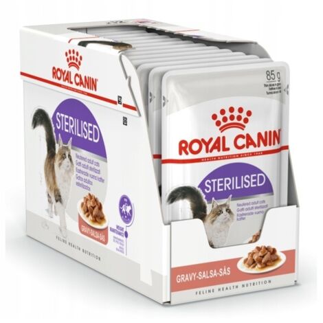 Royal Canin Cat Sterilised in Salsa  - Royal Canin Cat Sterilised in Salsa - Bustina Da 85 Gr