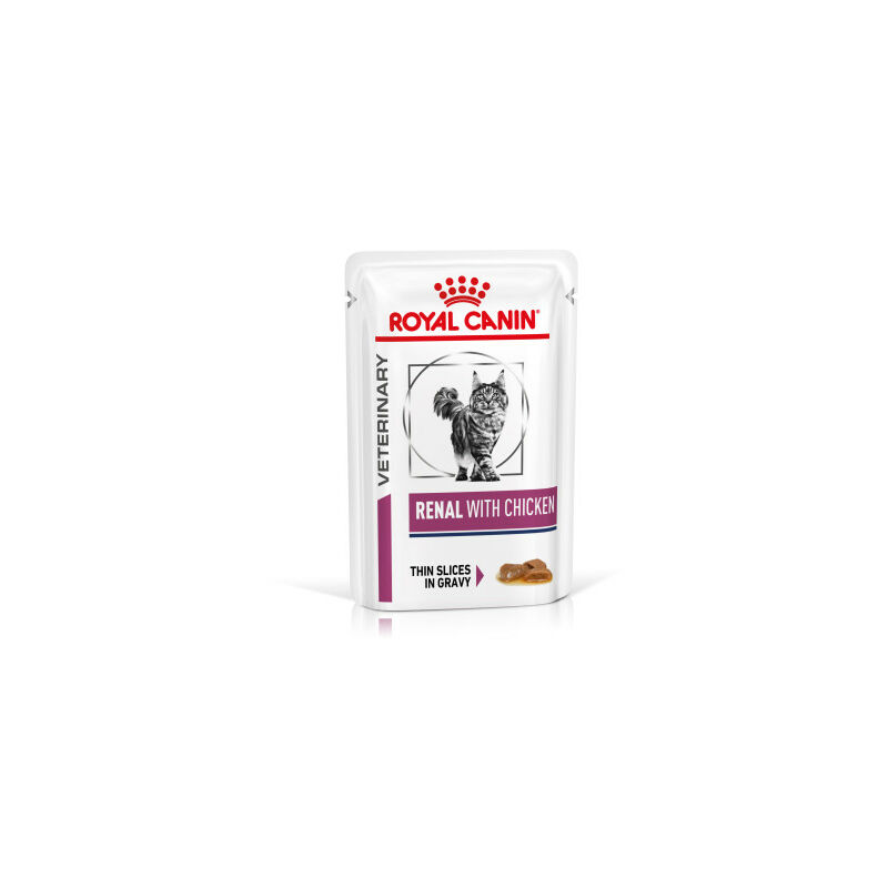 

Veterinary Diet Renal (Pollo) Pack 12 x bolsa de 85 gr - Royal Canin