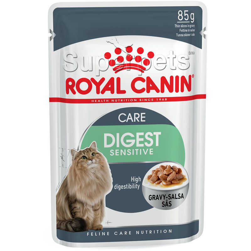 

DIGEST SENSITIVE 85g (Salsa) para gatos a partir de 1 año con sensibilidad digestiva - 12 Sobres 85g - Royal Canin