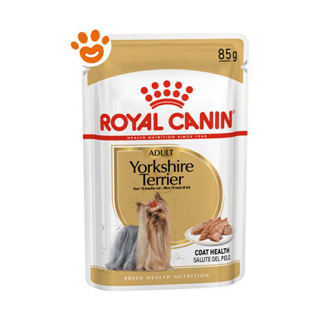 Royal Canin Dog Adult Yorkshire Terrier  - Royal Canin Dog Adult Yorkshire Terrier - Bustina Da 85 Gr