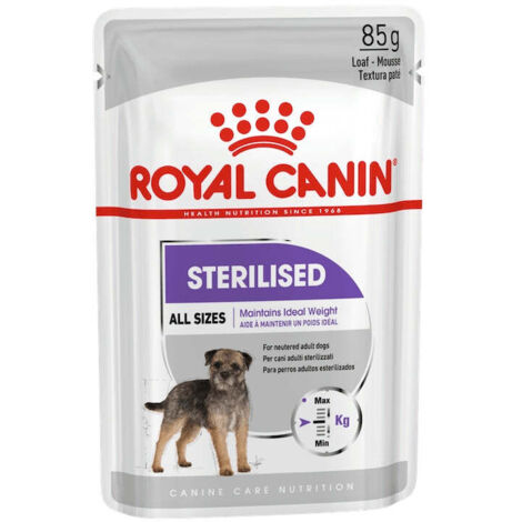 Royal Canin Dog Sterilised  - Royal Canin Dog Sterilised - Bustina Da 85 Gr