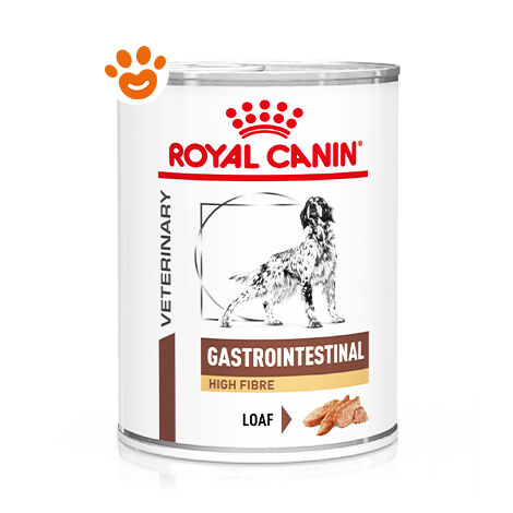Royal Canin Dog Veterinary Diet Gastro Intestinal High Fibre - Royal Canin Dog Veterinary Diet Gastro Intestinal High Fibre - Lattina Da 410 Gr