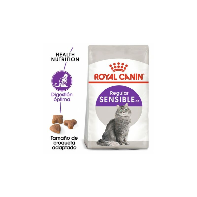 

Sensible 33 pienso para gato adulto con sensibilidad digestiva Saco de 4 Kg - Royal Canin