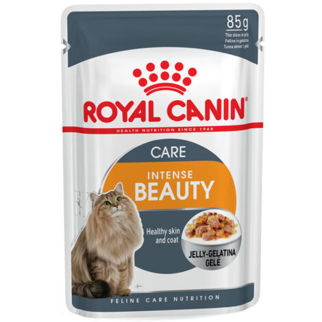 Royal Canin Intense Beauty 85G (Gelatine) Schnheit und GlÐ©hen erwachsener Katzen - 1 ungefhr 85 g
