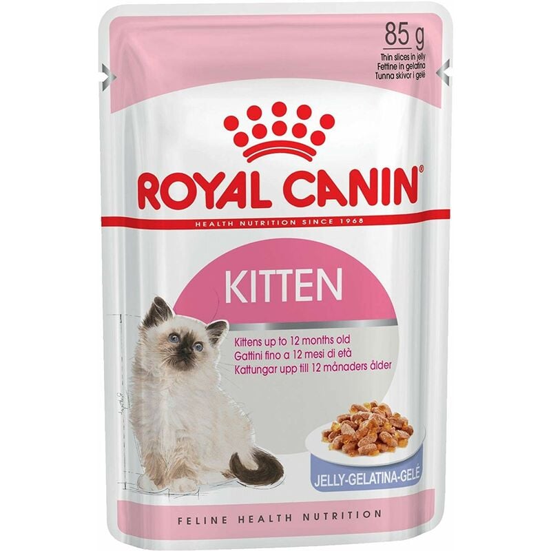 

KITTEN (Gelatina) para gatitos hasta 12 meses - 12 Sobres 85g - Royal Canin