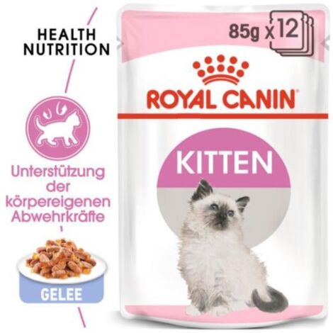 Royal Canin Kitten (Gelatine) fÐ©r Ktzchen bis 12 Monate - 12 Umschlge 85G