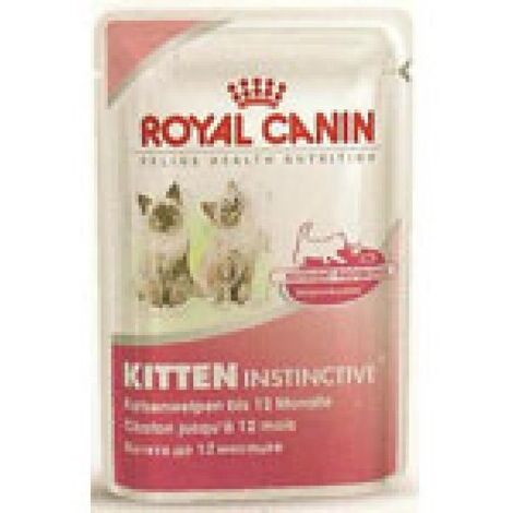 Royal Canin Kitten (glatine) pour les chatons jusqu'š 12 mois - 12 enveloppes 85g