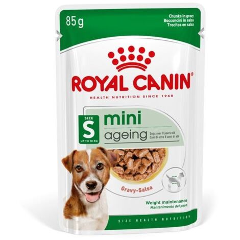 Royal Canin Mini Aging 12+ - Beef in salsa - 12 buste x 85 gr
