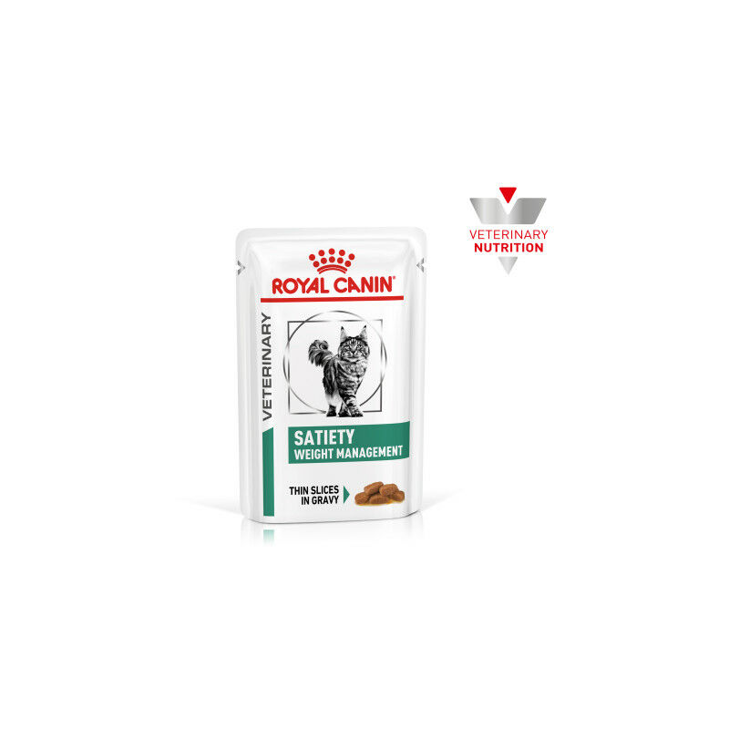 

Satiety Weight Management Cat Pouch Pack 12 x Bolsa de 85 gr - Royal Canin