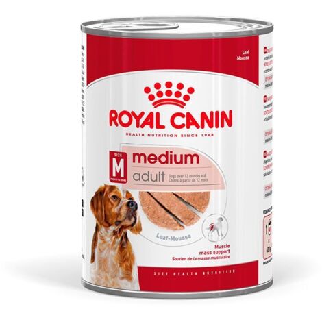 Royal Canin SHN Dog Medium Adult  - Royal Canin SHN Dog Medium Adult - Lattina Da 410 Gr