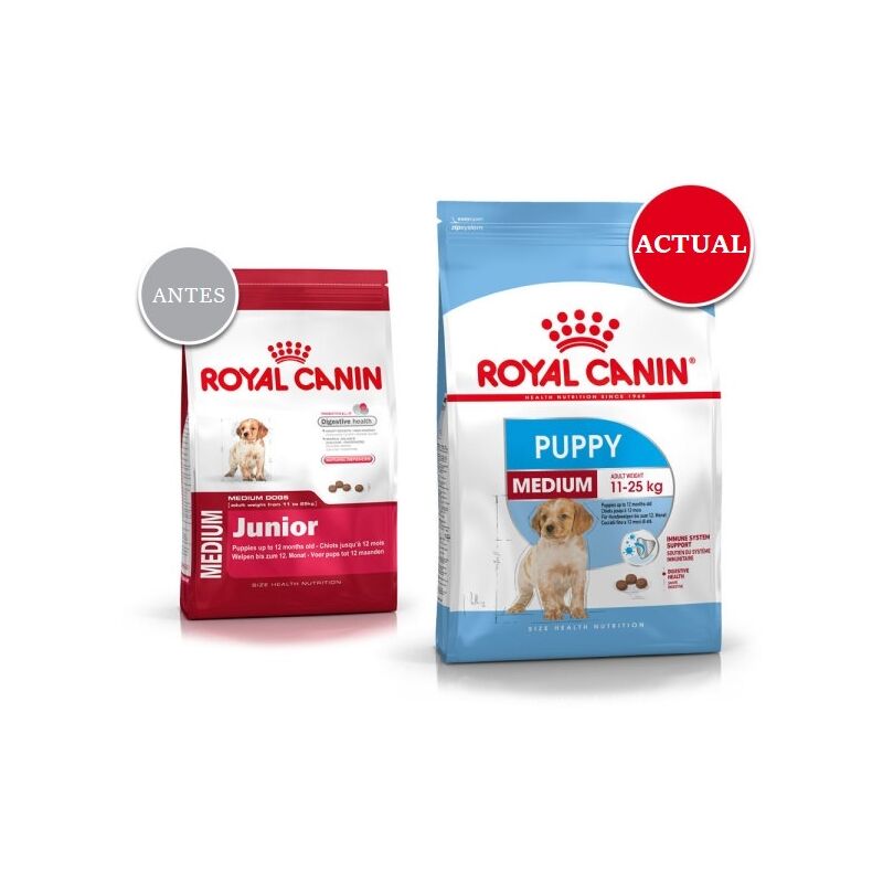 Essen Royal Canin Medium Puppy (Junior) fЩr mittelgro¤e Hunde (bis zu 1 Jahr) - 4 kg