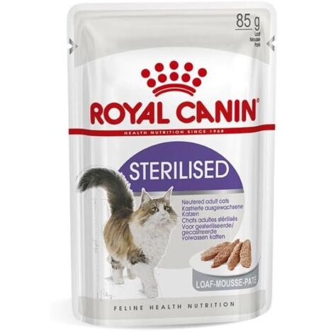 ROYAL CANIN STERILISED 85g (Paté) para gatos adultos