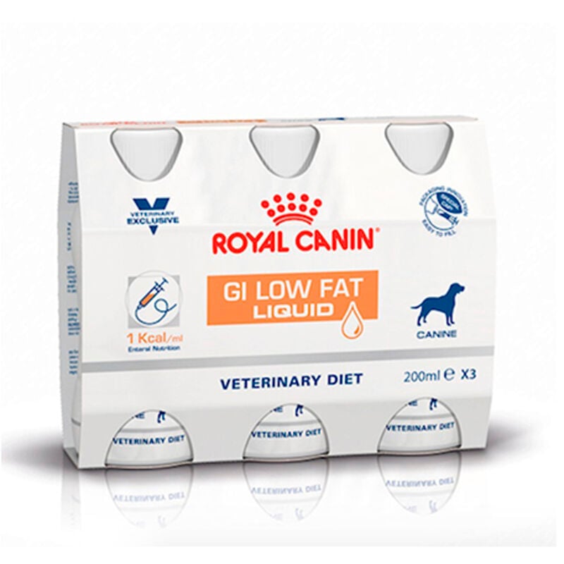 

Royal Canin - Veterinary Canine Gastro Intestinal Low Fat Liquido 3x200ml