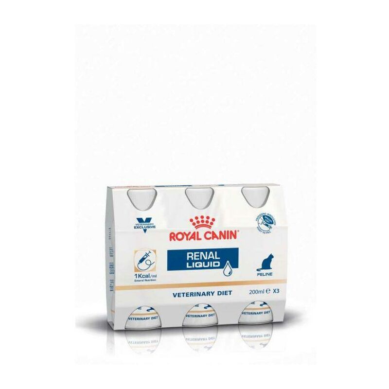 

Veterinary Cat Renal Liquido problemas renales 3x200ml - Royal Canin