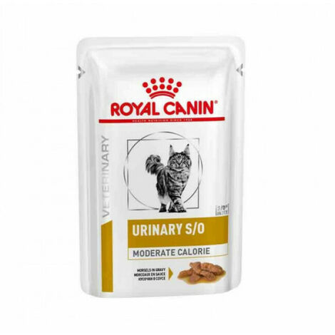 Royal Canin Veterinary Diet Urinary S/O moderate calorie pour chats - Morceaux 12 Sachets 85 g