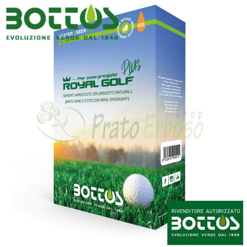 Bottos - Royal Golf Plus - 1 kg de graines de gazon