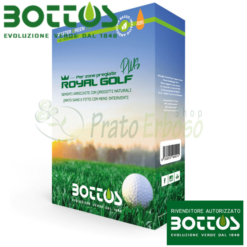 Bottos - Royal Golf Plus - Sementi per prato da 1 Kg