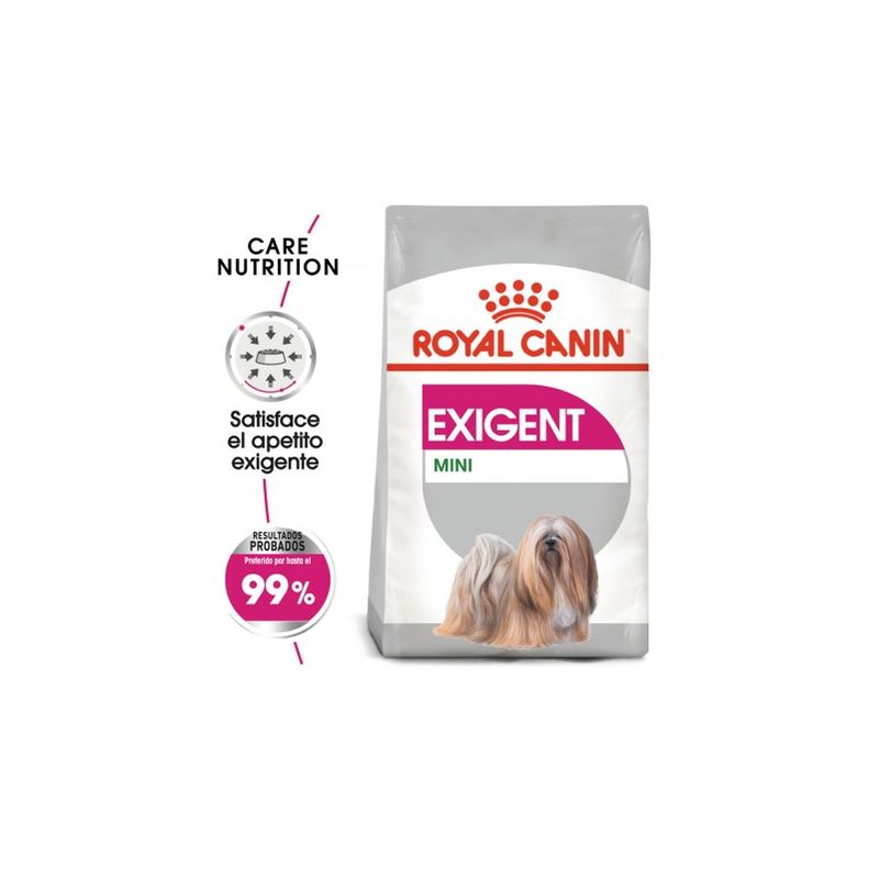 

Mini Exigent pienso para perro adulto pequeño con apetito exigente Saco de 3 Kg - Royal Canin