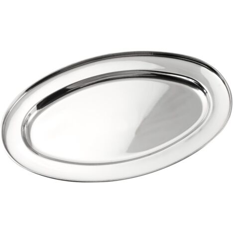 Royal Norfolk 7972030 Piatto Portata Inox Oval, 30 cm, R, Acciaio