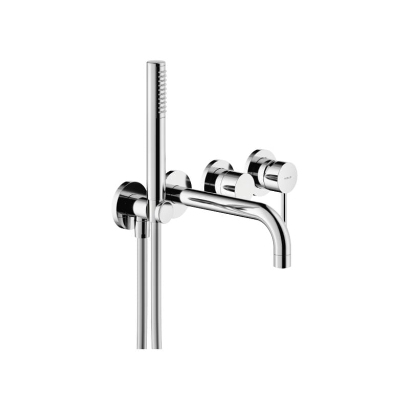 Live Series mitigeur de bain encastré WEBK110/91TCR Chromé - Laiton - Nobili