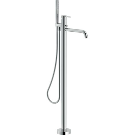 Royal Plaza Seto Robinet de bain sur pied avec inverseur et garniture de douche chrome