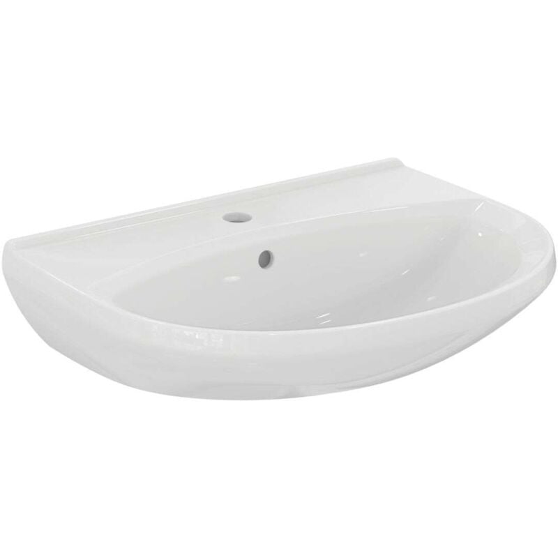 Alpha - Lavabo, 60x46 cm, avec trop-plein, trou pour robinet, blanc R027401 - Ideal Standard