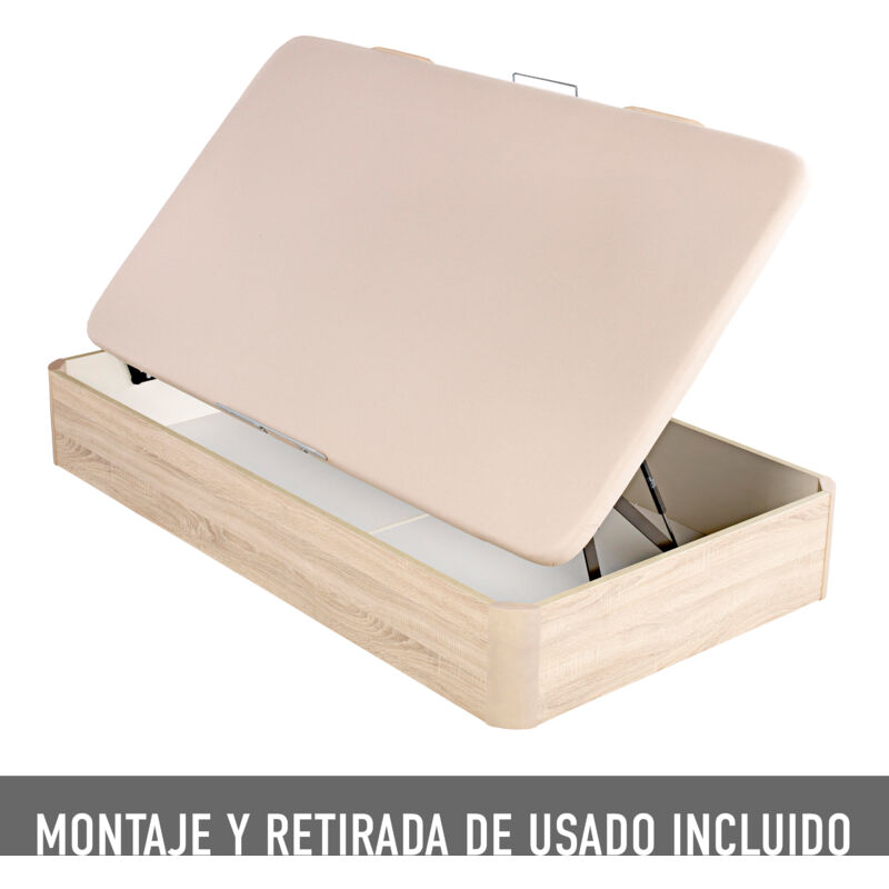 

Canapé Juvenil Apertura Lateral I Natural I 90x190 I Alta resistencia y capacidad I Montaje en el domicilio incluido I Alto todos colchones I 32 cm