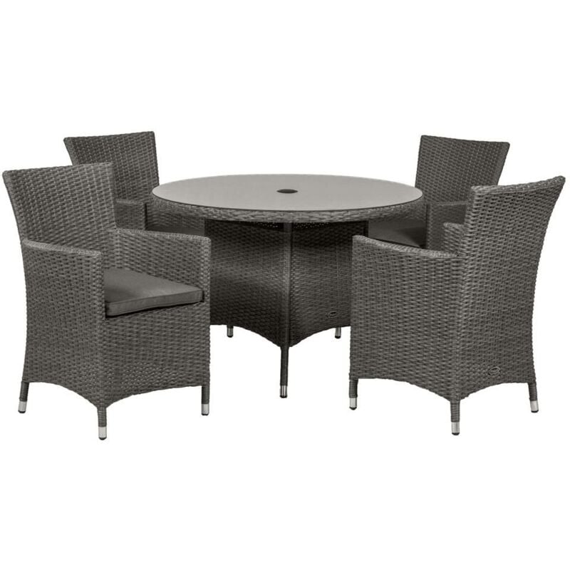 Paris 4 Seater Dining Carver Set