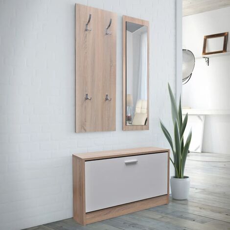 Mirrored shoe online cabinet groupon