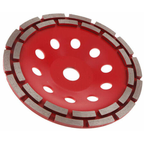 royaluxe -150 MM Disque Diamant à Meuler Béton Pierre Brique Carrelage Meuleuse Angle rouge