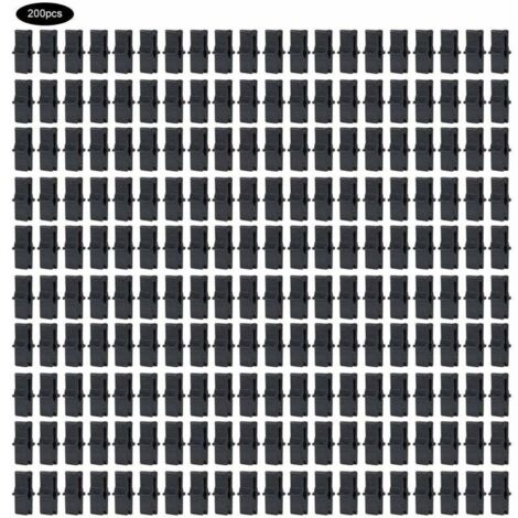 royaluxe -200 Pcs Serre Pince À Film Clip de Fixation Accessoires pour Filet en Plastique Film Serres Accessoires