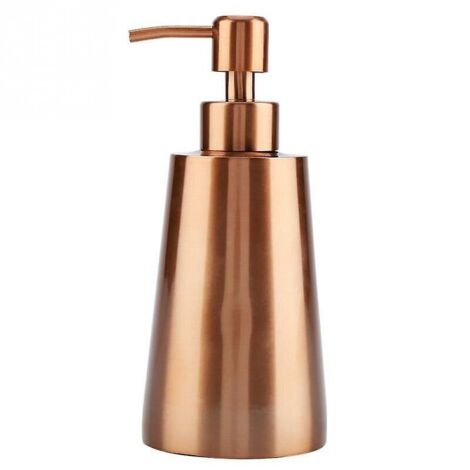 royaluxe -350ml distributeur de savon liquide 304 acier inoxydable shampooing lotion distributeur hôtel maison salle de bain