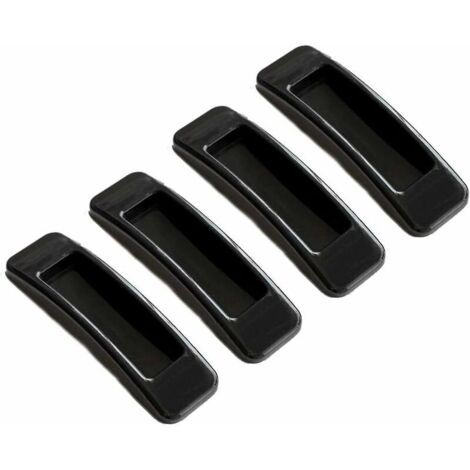 royaluxe - 4 Pièces auto-Adhésive Poignée de Porte Instantanée, Auto-Adhésif Fenêtre de Traction de Porte Coulissante, pour Salle de Bain, Verre, Portes Et Fenêtres, Tiroirs de Coiffeuse, Armoires