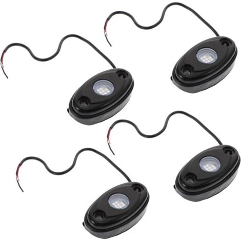 royaluxe -4 Pièces Lumières De Châssis De Voiture LED Néon Kit De Accessoires Lumineux sous La Voiture Lumières LED Accessoires pour Hommes Kit De Lumière pour Les Lumières De Train