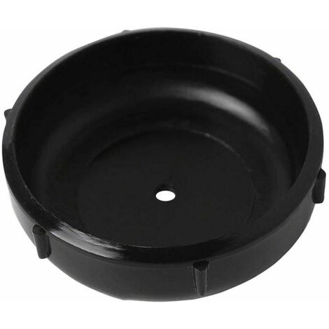 royaluxe -50 Pièces Meubles Tables et Chaises Patins Coulissants Angle de Pied Rond Plastique Jardin Fer Tables et Chaises Extéries Meuble Pied Couvre-Noir