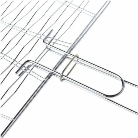 royaluxe - Accessoires pour Barbecue, Barbecue Griller Panier Grill Barbecue Filet Manche en Bois Viande Poisson Légumes Outils